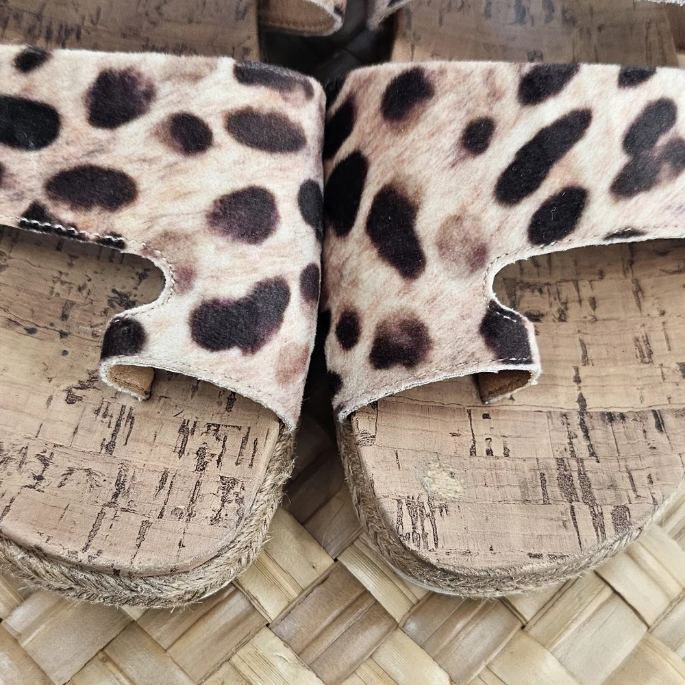 b.o.c. Women's Leopard Print Sandals - Picture 12 of 13